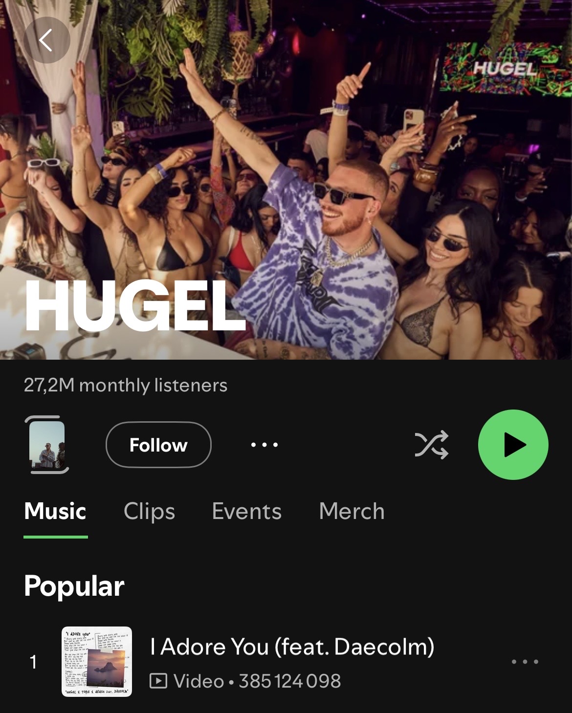 Hugel – I Adore You