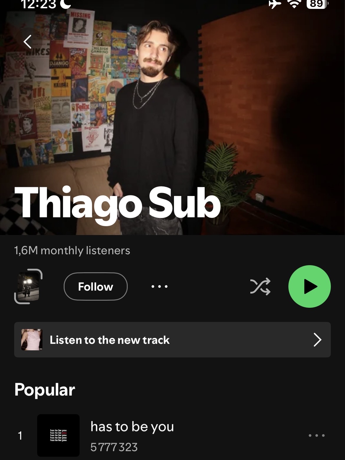 Thiago Sub – Has to Be You